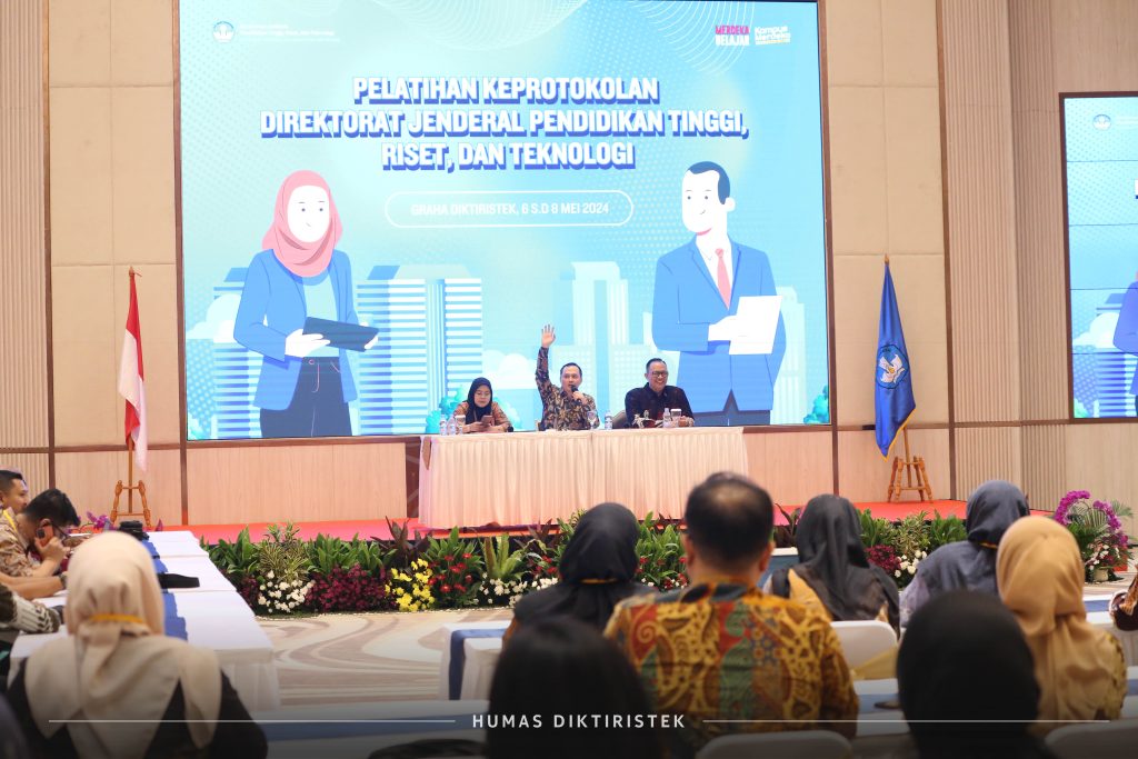 Peningkatan Kemampuan  Substansi Keprotokolan Di Lingkungan Ditjen Diktiristek.
