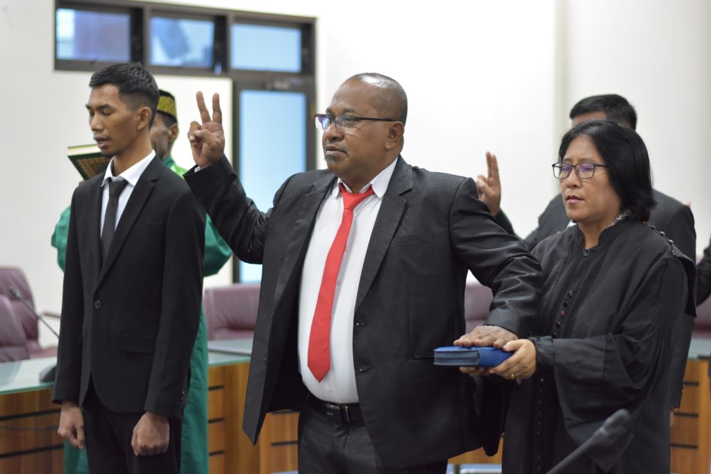 Pelantikan Empat Pejabat Fungsional