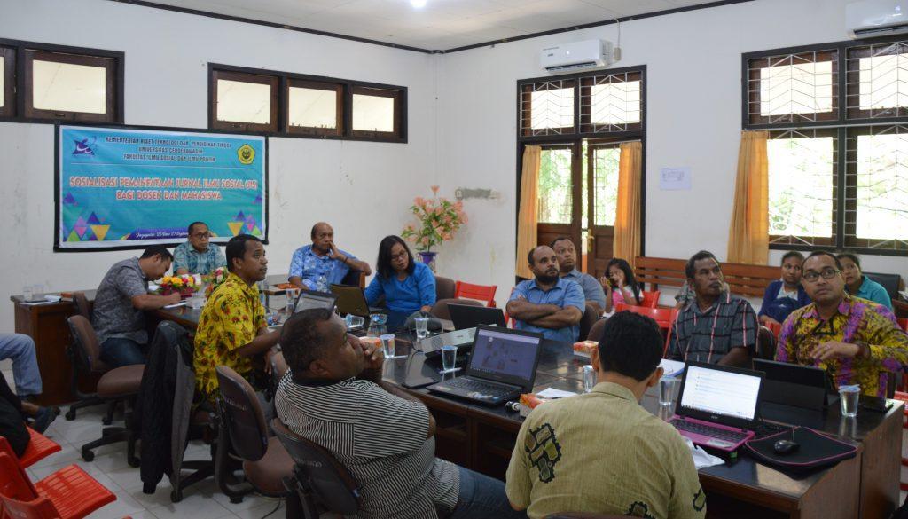 SOSIALISASI JURNAL ILMU SOSIAL