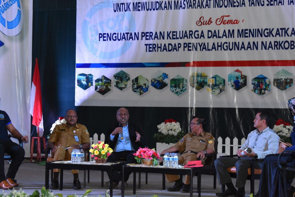 PENTAS SENI DAN TALKSHOW MEMPERINGATI HARI NARKOTIKA INTERNASIONAL TAHUN 2018 DISEMINASI INFORMASI MELALUI KAMPAYE STOP NARKOBA