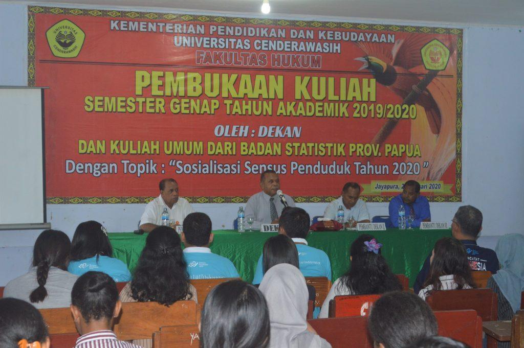Pembukaan Kuliah Semester Genap Fakultas Hukum