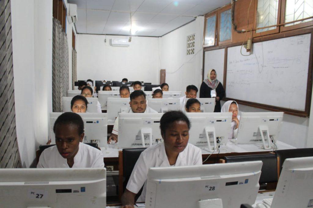 Try Out Uji Kompetensi Perawat, Fasilitas UPT Puskom Uncen Siap Digunakan