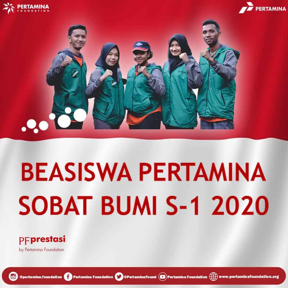 BEASISWA PERTAMINA SOBAT BUMI S-1 2020