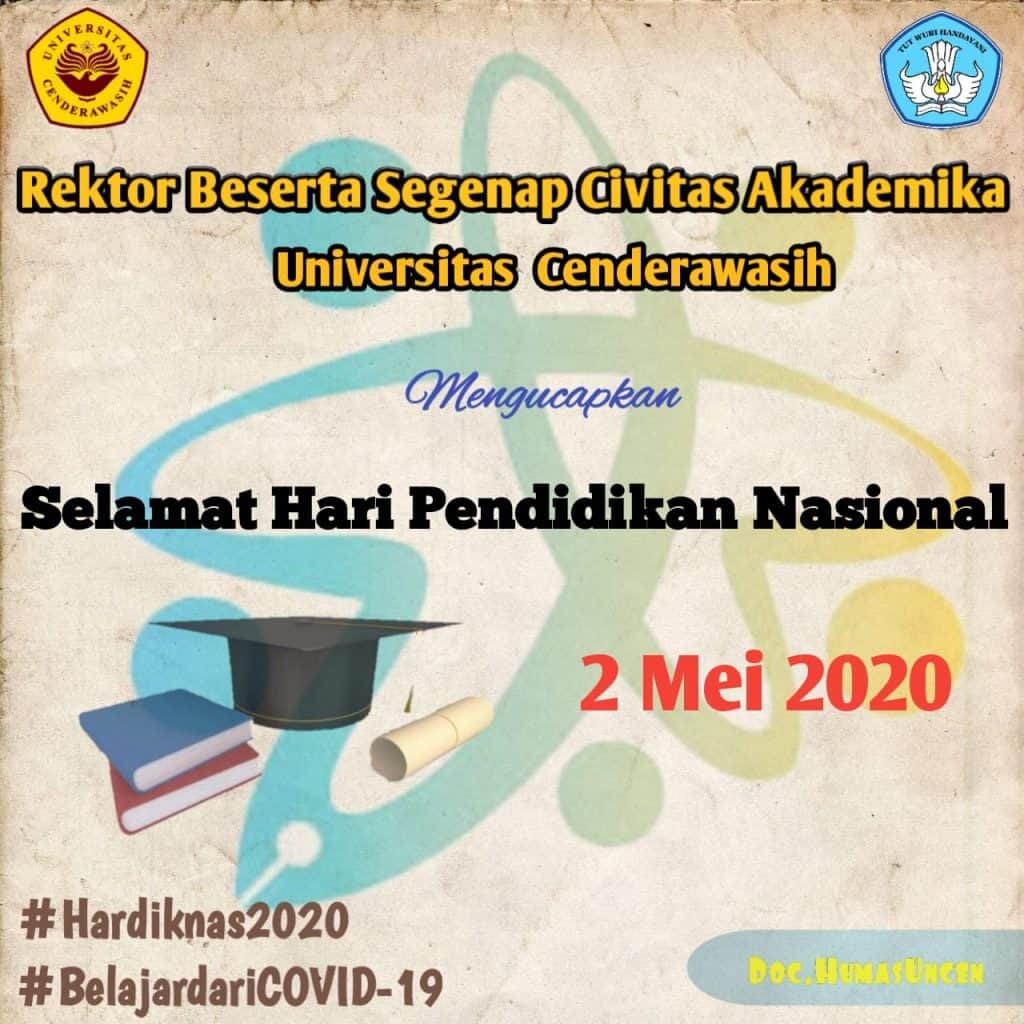 SELAMAT HARI PENDIDIKAN NASIONAL 2 MEI 2020