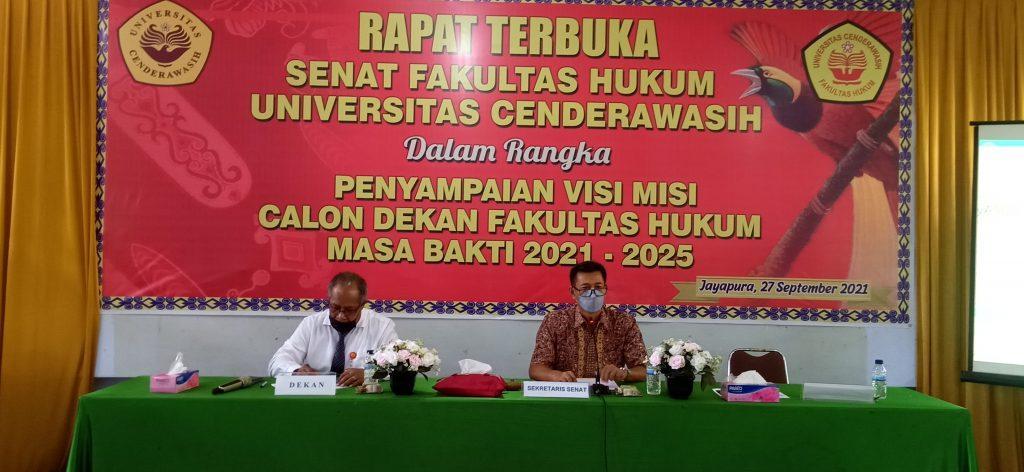 Fakultas Hukum Uncen Akan Dipimpin Dekan Baru
