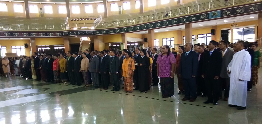 Rektor Lantik 113 pejabat di lingkungan Uncen