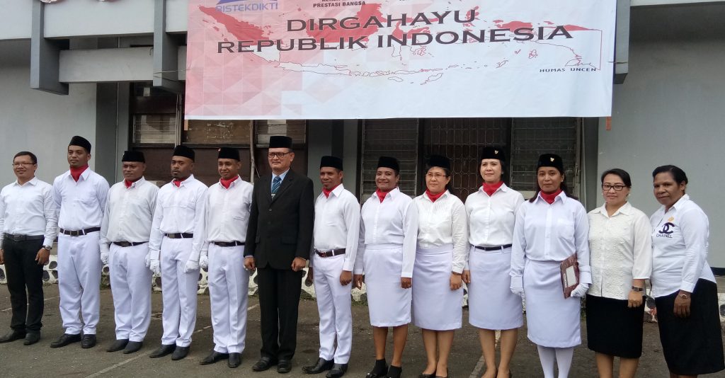 Uncen Peringati HUT ke-73 Kemerdekaan RI