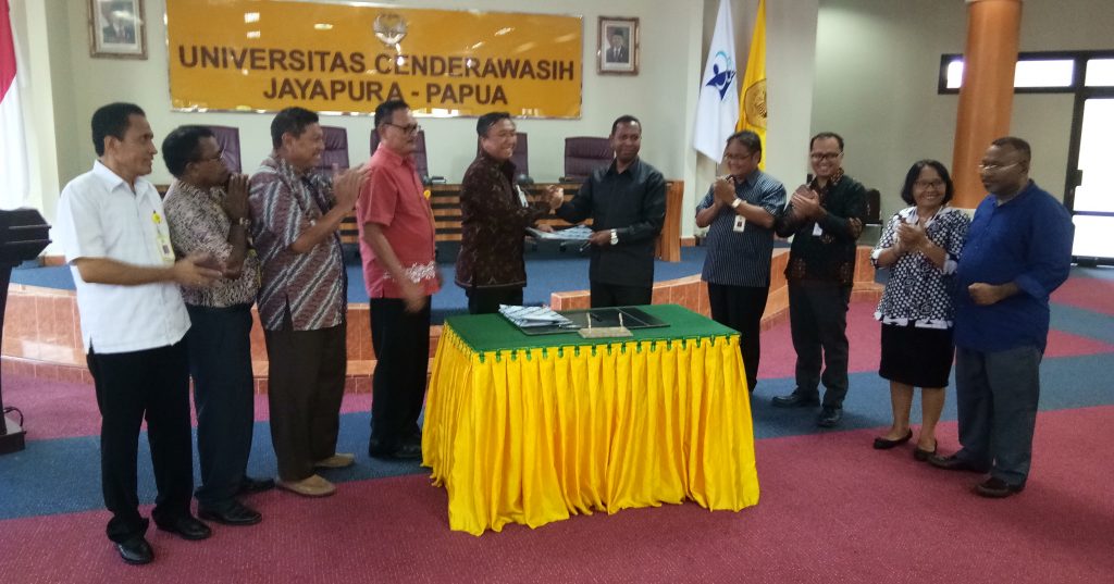 Uncen dan Bank Negara Indonesia melakukan  Kerjasama