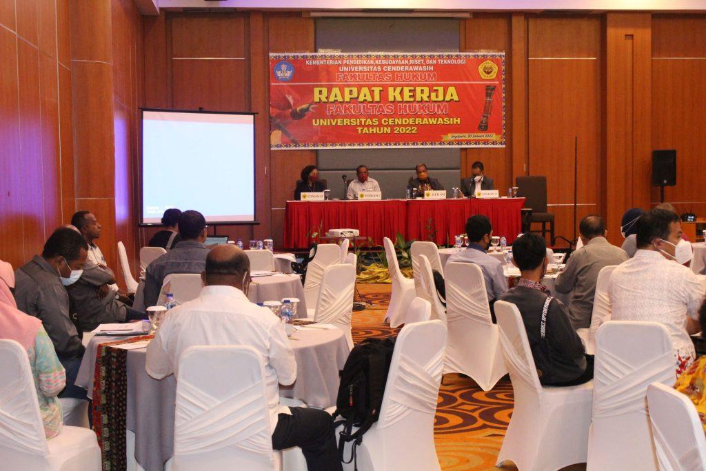 Raker FH Tahun 2022 : Tertib dan Disiplin Prioritas Bidang Akademik