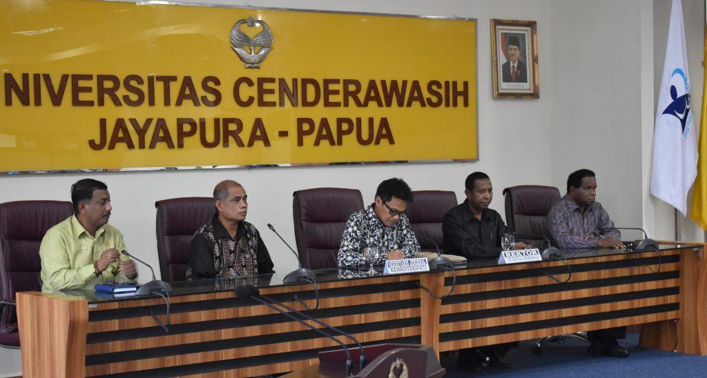 Sekjen Kemenristekdikti Berdialog Dengan Para Pimpinan Perguruan Tinggi di Papua dan Papua Barat