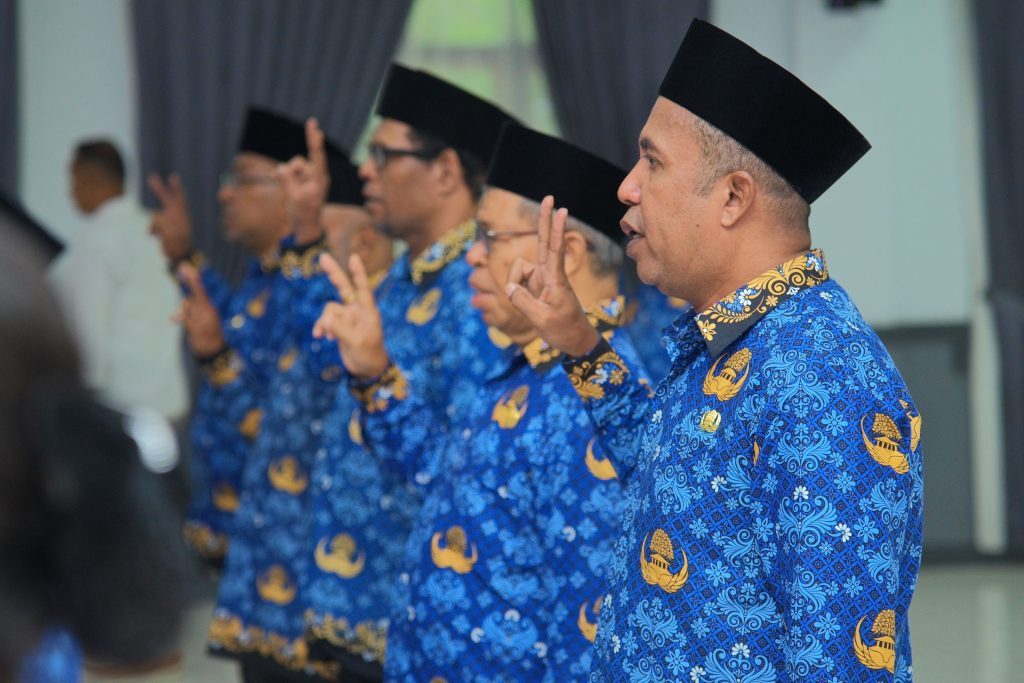 Implementasi OTK Baru, Rektor Uncen Lantik 29 Pejabat di Lingkungan Universitas Cenderawasih.