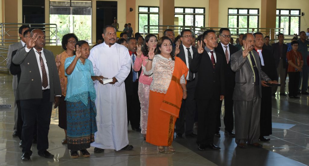 Pelantikan dan Serah Terima Jabatan Pimpinan Di Lingkungan Universitas Cenderawasih