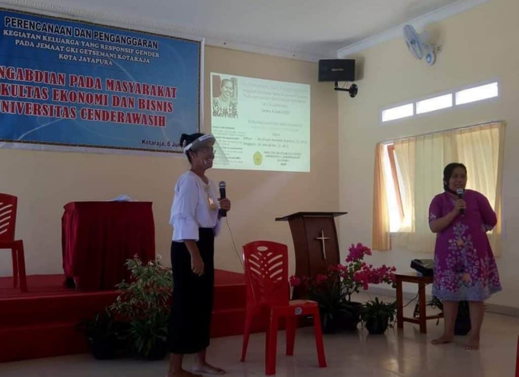 Pengabdian Pada Masyarakat, FEB Uncen Adakan Sosialisasi Pada Jemaat GKI Getsemani Kotaraja.