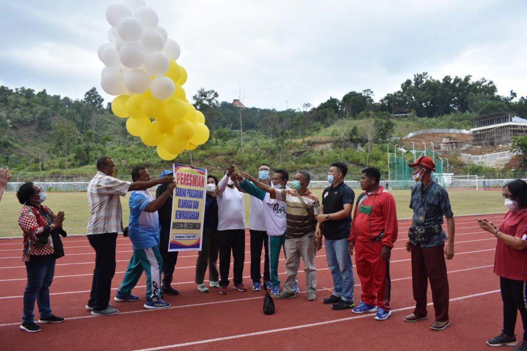 Peresmian Sarana Prasarana Olahraga Dan Kewirausahaan Universitas Cenderawasih