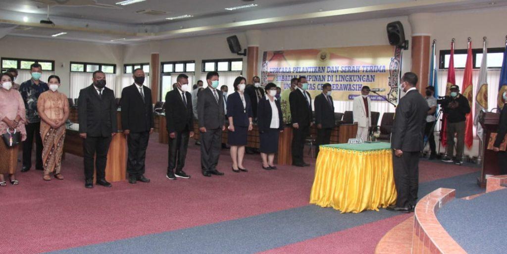Tujuh Pejabat Di Lingkungan Universitas Cenderawasih Dilantik
