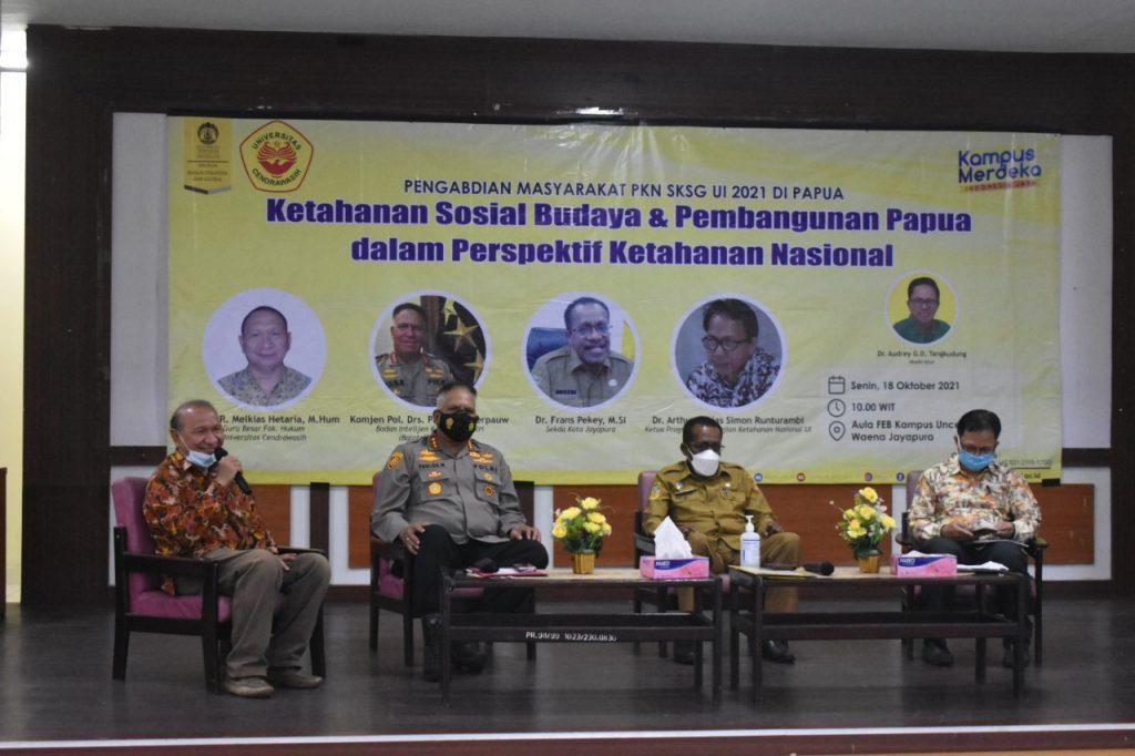 Sekolah Kajian Stratejik dan Global UI Gelar Seminar Di UNCEN