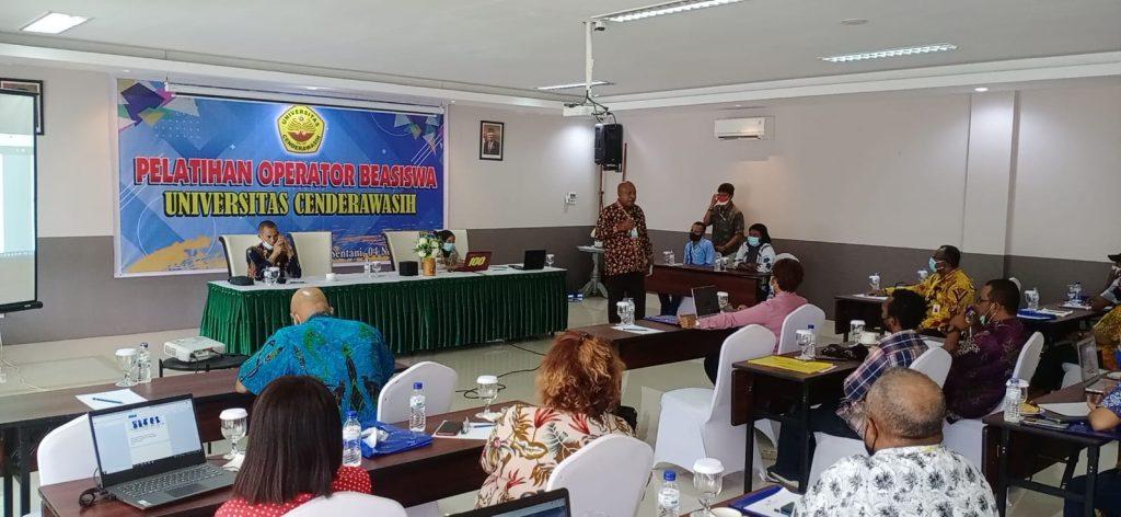 UNIVERSITAS CENDERAWASIH AKAN BENTUK TEAMWORK UNTUK SERIUS TANGANI BEASISWA.