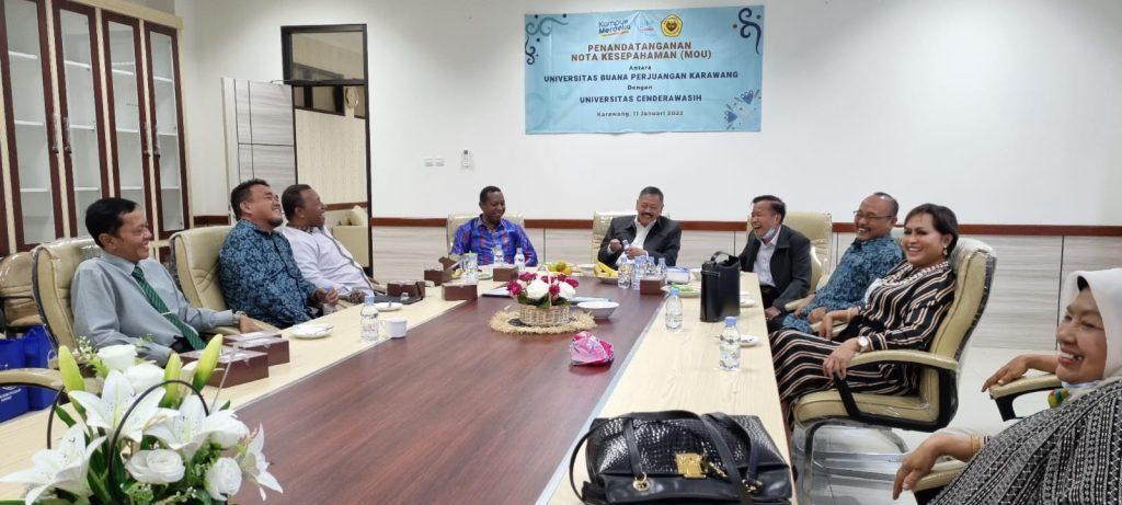 Tingkatkan Kualitas Pendidikan, UBP Karawang dan UNCEN Jalin Kerjasama