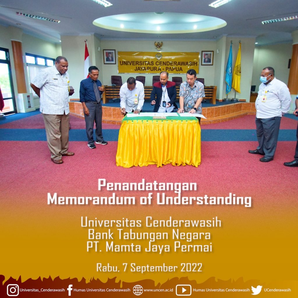 Pembangunan Cenderawasih Residence, Uncen Gandeng Bank BTN dan PT. Mamta Jaya Permai