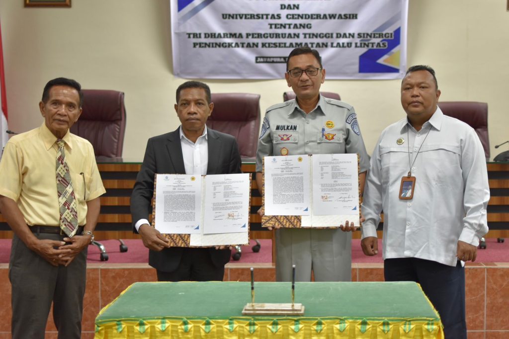 Sinergi Peningkatan Keselamatan Lalu Lintas, Jasa Raharja Jalin Kerjasama Dengan UNCEN