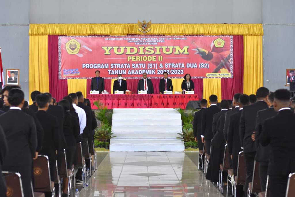 Yudisium Periode II Fakultas Hukum.