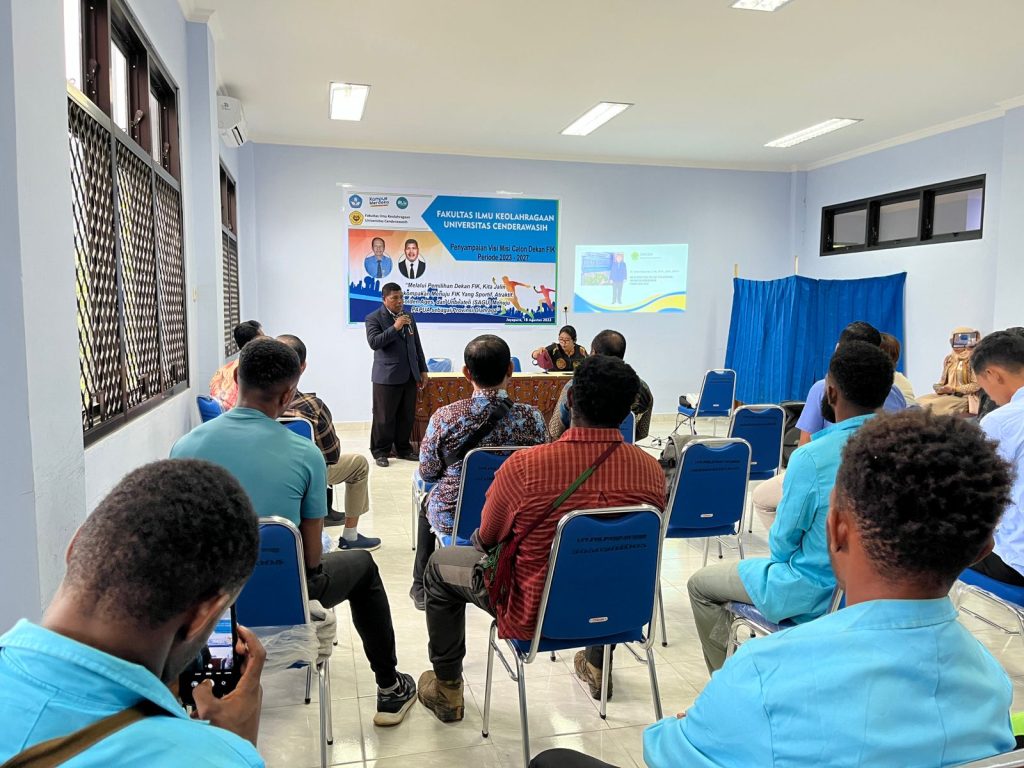 Dr. Tri Setyo Guntoro, M.Kes Pimpin Fakultas Ilmu Keolahragaan Uncen Periode 2023/2027