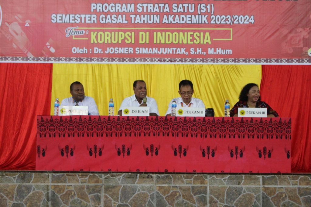 FH Uncen Memulai Tahun Akademik Dengan Kuliah Umum.