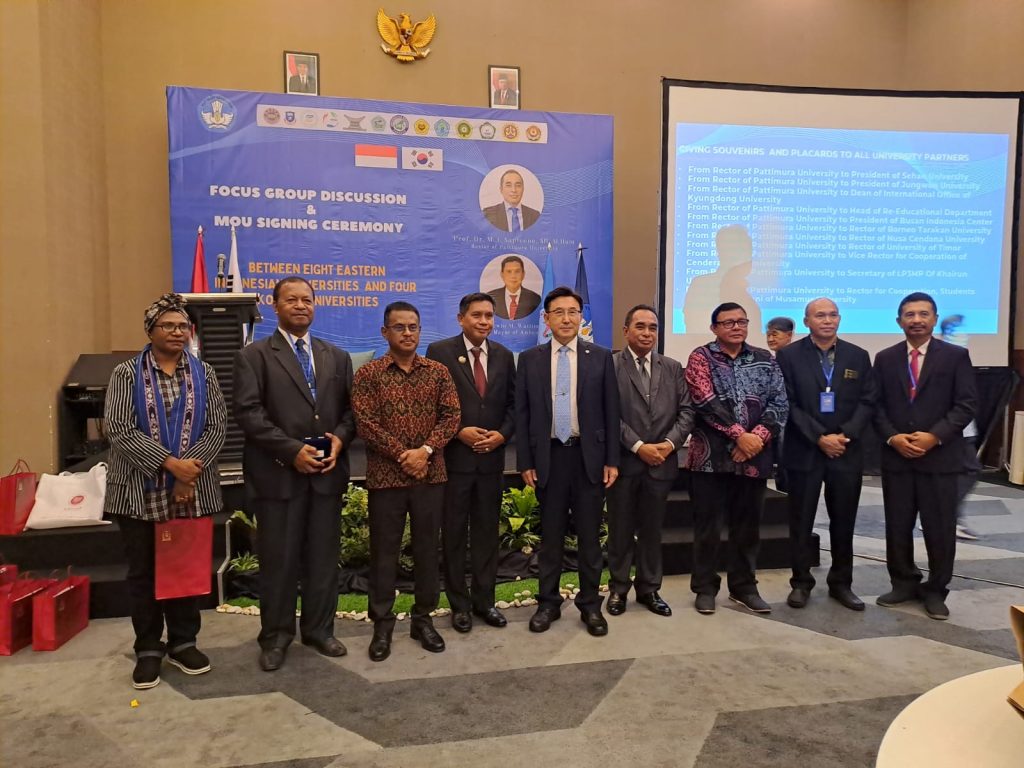 Jalin Kolaborasi Internasional, Universitas Cenderawasih tanda tangan MoU dengan 4 Universitas dan 1 Institusi dari Korea Selatan.