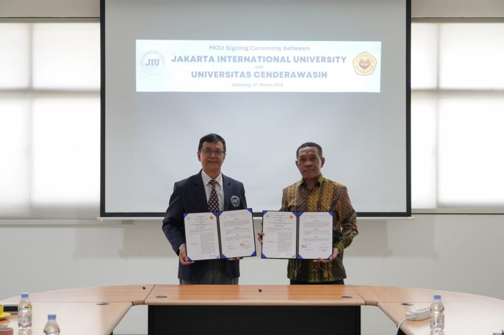 Membina Kerjasama Akademik: Penandatanganan MoU Antara JIU Dan UNCEN