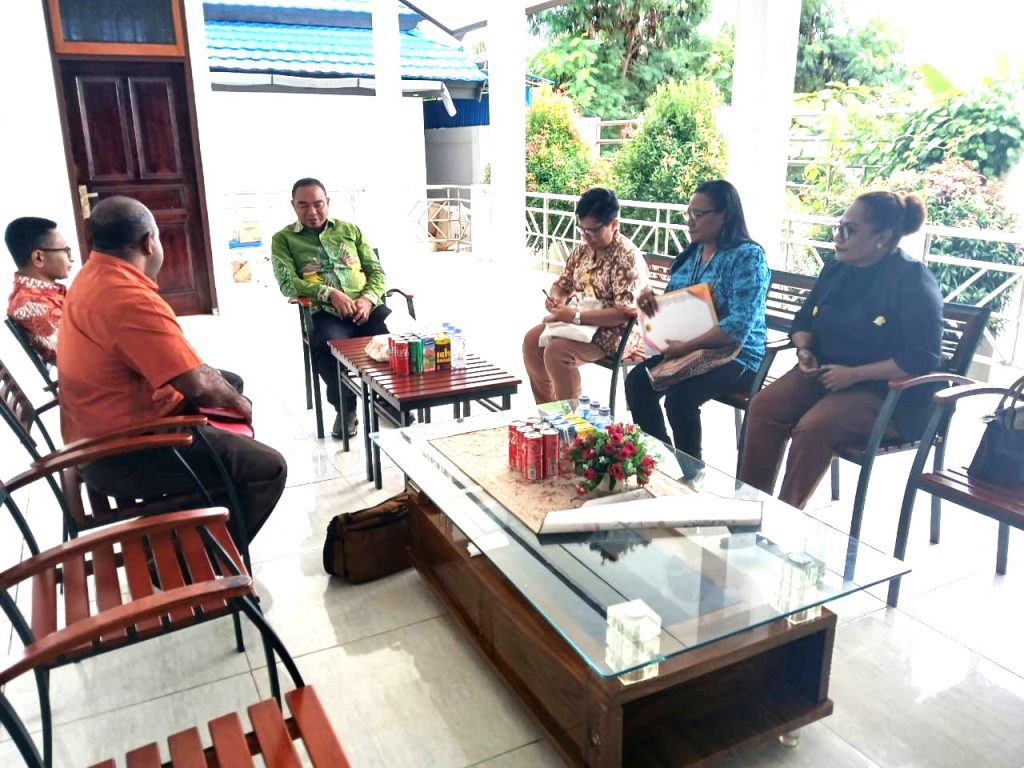 Jelang KKN Tematik, Pimpinan Uncen Bertemu Dengan Pj. Bupati Jayapura.