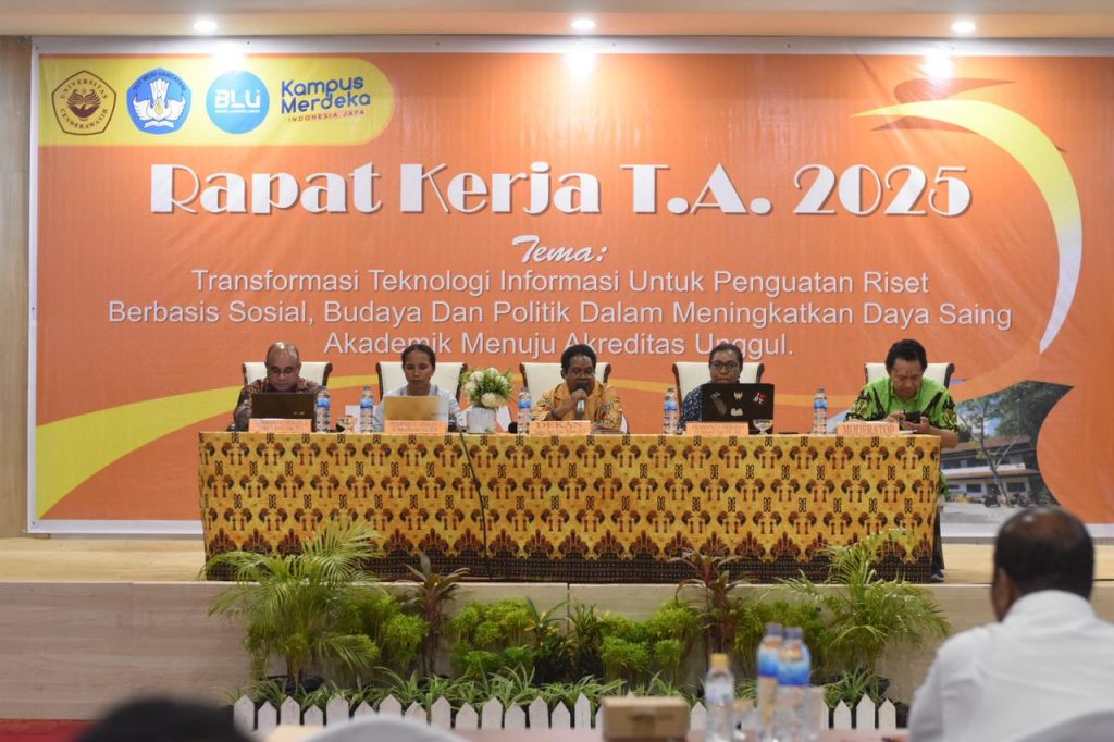 Rapat Kerja FISIP Uncen 2025: Transformasi Teknologi Informasi untuk Penguatan Riset.