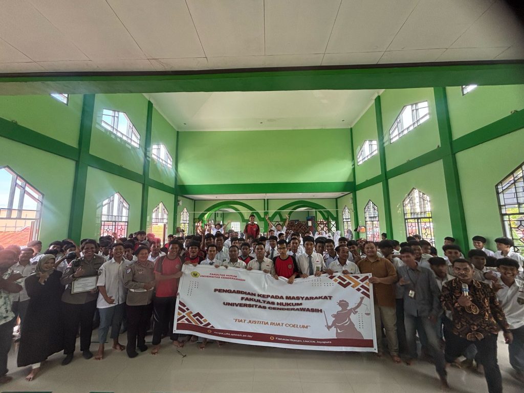 Gelar Pengabdian Masyarakat, Dosen FH Uncen Beri Pemahaman Hukum Kepada Siswa SMA Muhammadiyah Kota Jayapura.