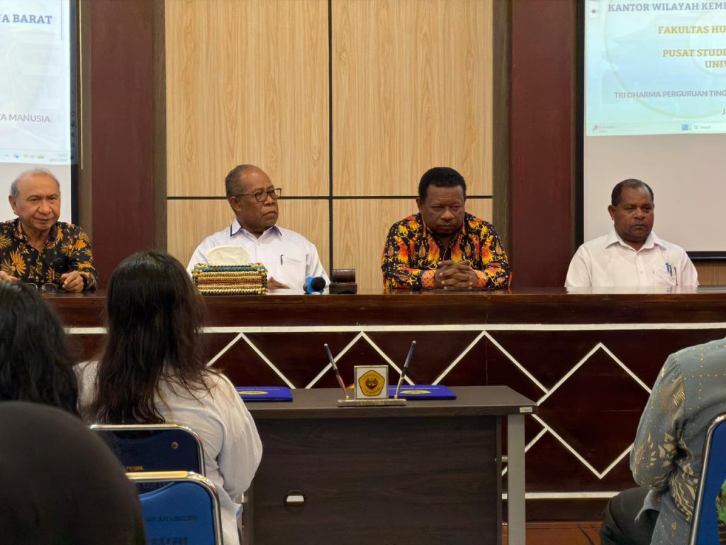 FH Uncen-KemenHAM Papua Barat Perkuat Kesadaran Hukum