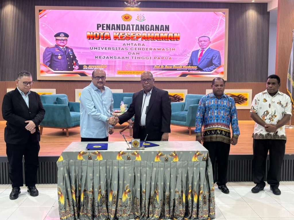 Uncen dan Kejati Papua Teken MoU