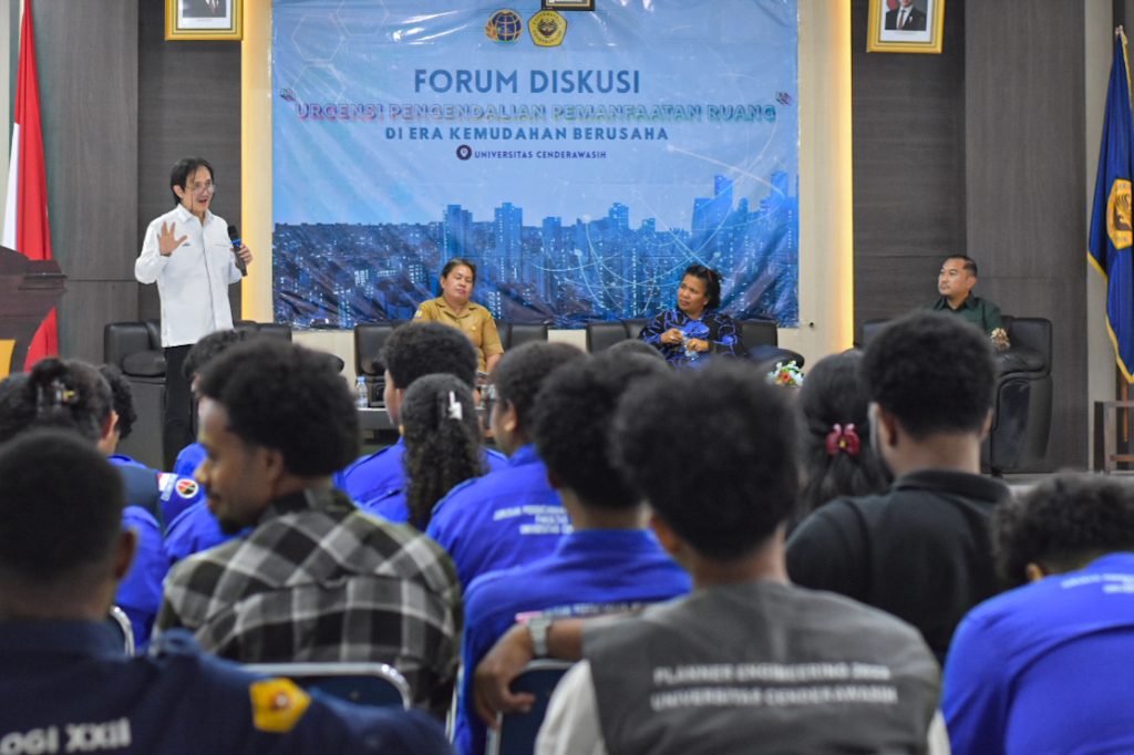 Fakultas Teknik Uncen dan Kementerian ATR/BPN Gelar Forum Diskusi tentang Urgensi Pengendalian Pemanfaatan Ruang