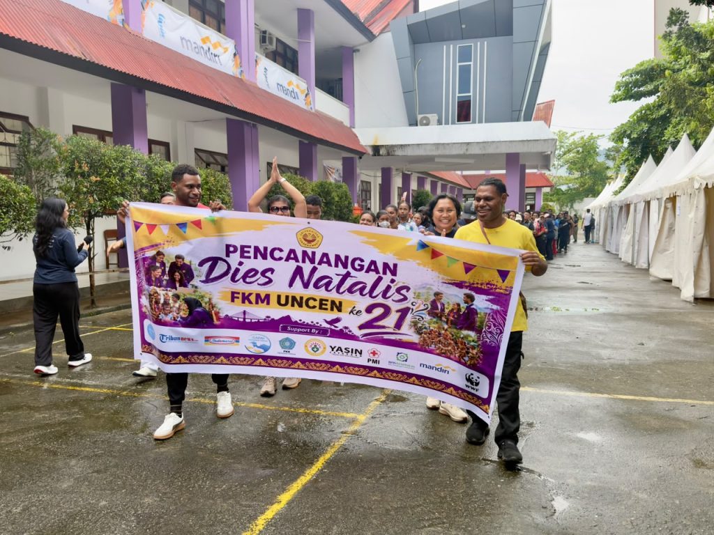 Semarak Pencanangan Dies Natalis ke-21 FKM Uncen: Wujudkan Generasi Emas Papua yang Sehat dan Tangguh