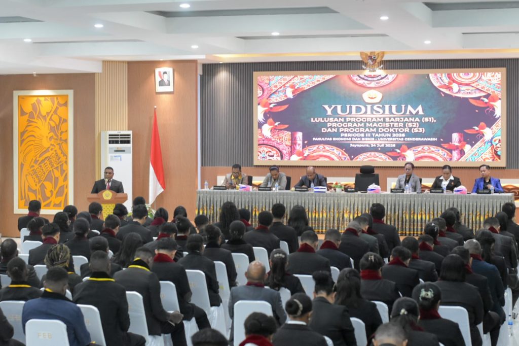 FEB Uncen Yudisiumkan 247 Lulusan pada Periode III Tahun 2026, Dekan Tekankan Integritas dan Semangat Membangun Papua
