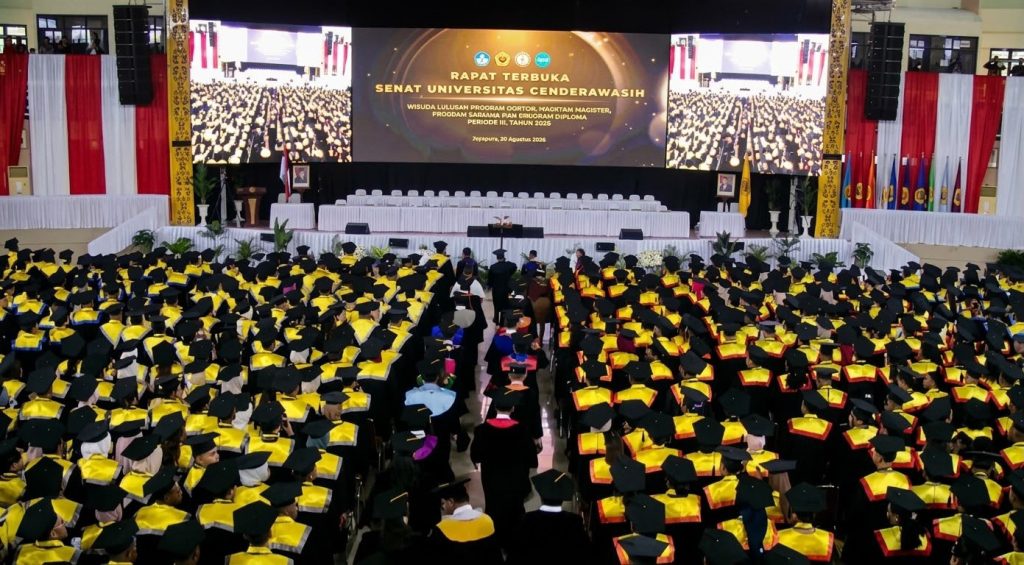 1.499 Mahasiswa Diwisuda, Uncen Komitmen Lahirkan SDM Berintegritas untuk Papua