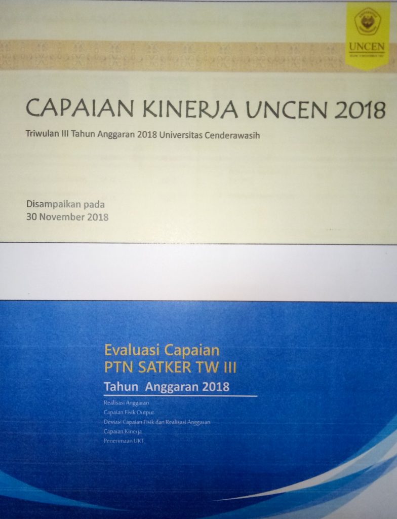 Capaian Kinerja Uncen 2018
