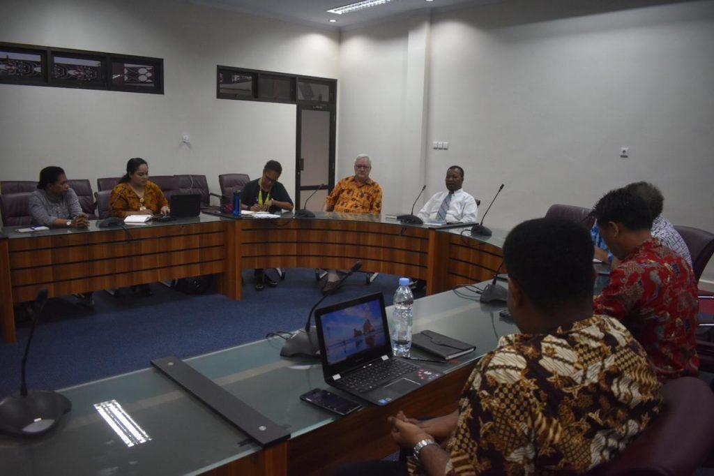 Rencana Pembukaan FPIK, Uncen Terima Kunjungan Delegasi University Of Rhode Island