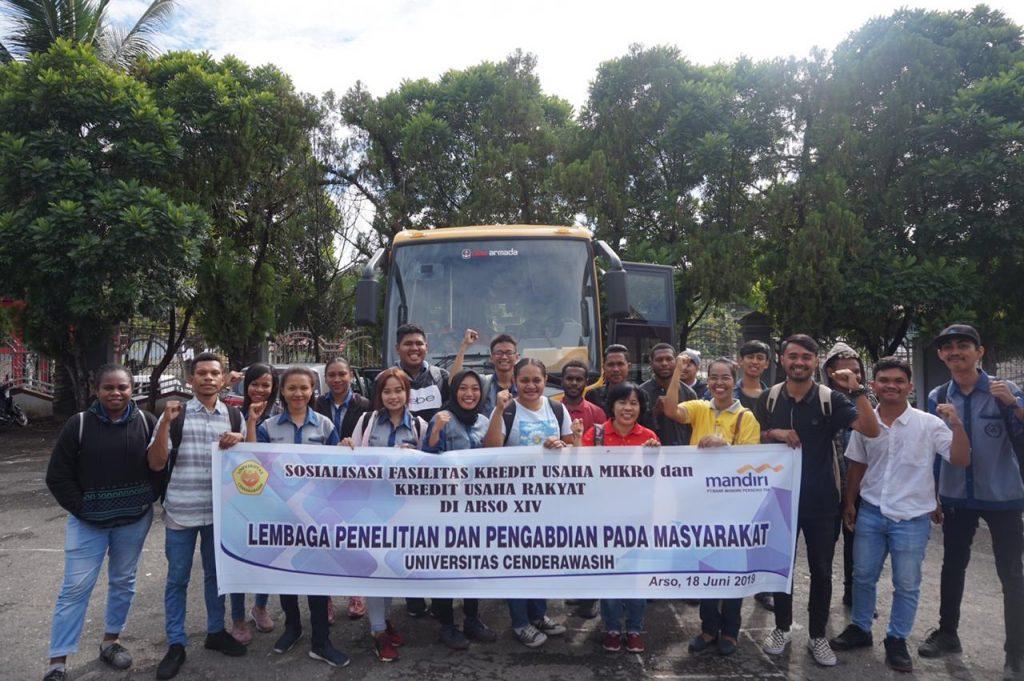 Sosialisasi Fasilitas Kredit Usaha Mikro & Kredit Usaha Rakyat di Arso XIV, LP2M UNCEN