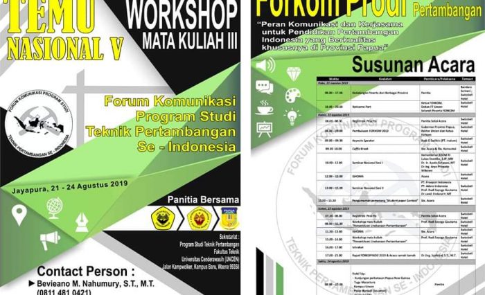 forum teknik pertambangan uncen-2019