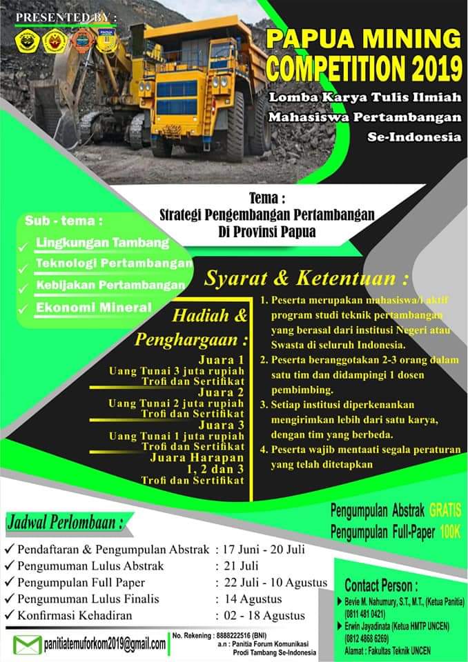 Kompetsisi Pertambangan  2019,