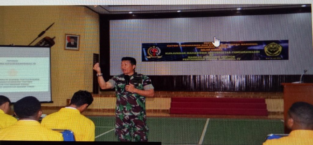 Mahasiswa Uncen Kunjungi Kosekhanudnas IV Biak